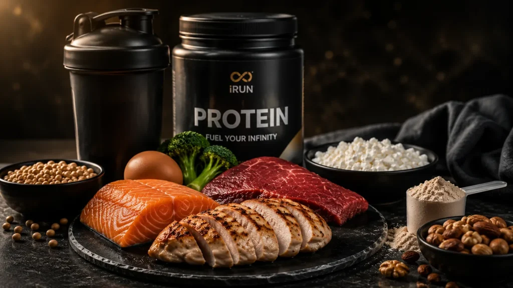 پروتئین و تغذیه ورزشی برای ورزشکاران و ریکاوری